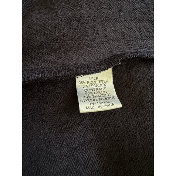 Altar'd State Navy Blue Lace Long Sleeve Fit & Flare Mini Dress Women's Small - Picture 13 of 14